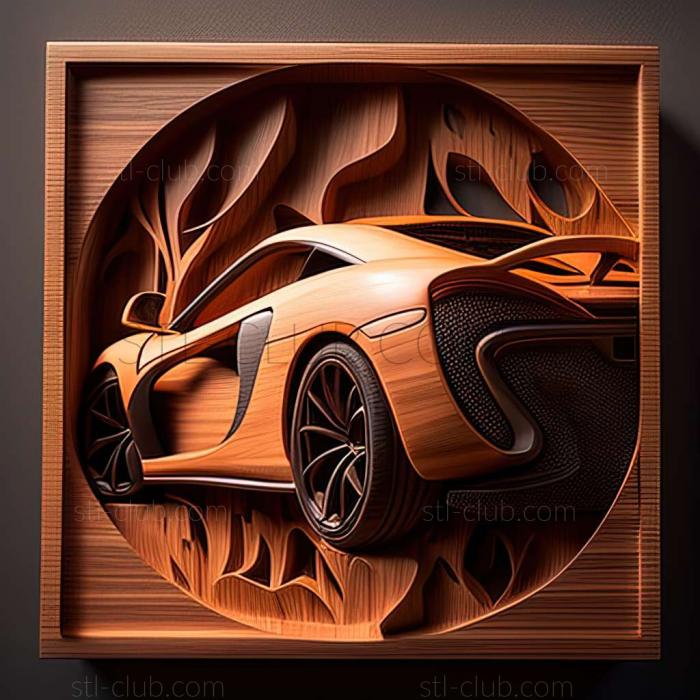 3D мадэль McLaren 650S (STL)